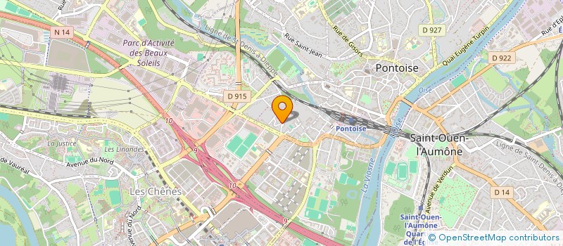 localisation de l'entreprise MARKFIN à PONTOISE