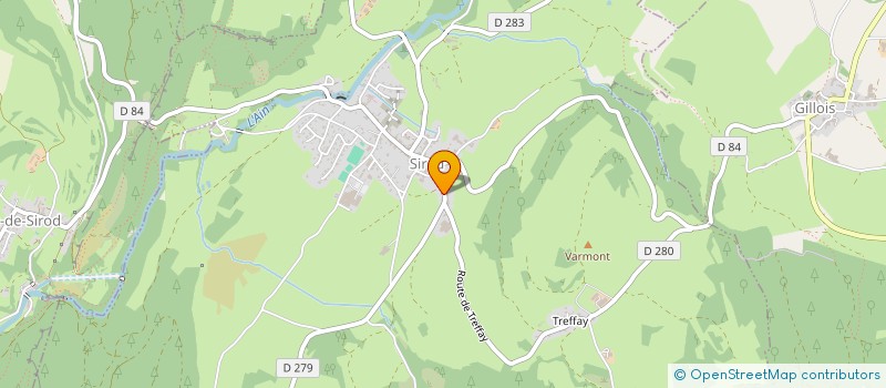 localisation de l'entreprise MARKHAM  SIROD