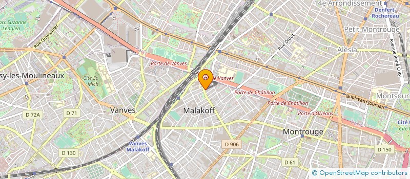 localisation de l'entreprise MARKI à MALAKOFF