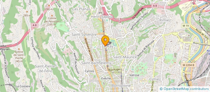 localisation de l'entreprise MARKI à NICE