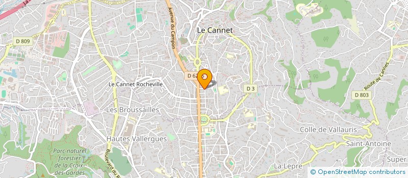localisation de l'entreprise MARKIA à LE CANNET