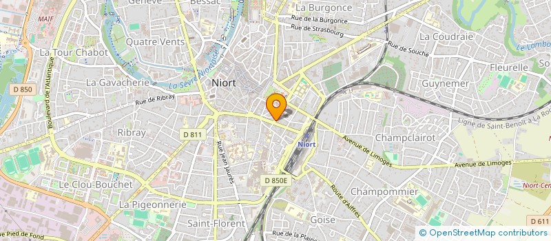 localisation de l'entreprise MARKMAD à NIORT