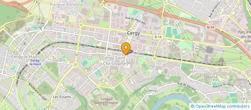 localisation de l'entreprise MARKO CONSULTING  CERGY