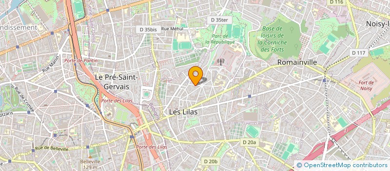 localisation de l'entreprise MARKOLIZE  LES LILAS