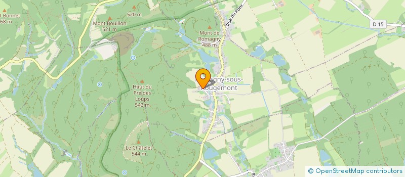 localisation de l'entreprise MARKOS ZAKROS SASU FR à ROMAGNY-SOUS-ROUGEMONT