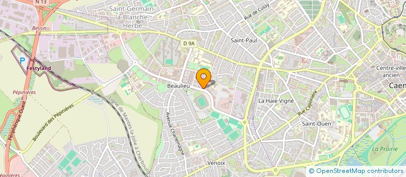 localisation de l'entreprise MARKS ONLY à CAEN