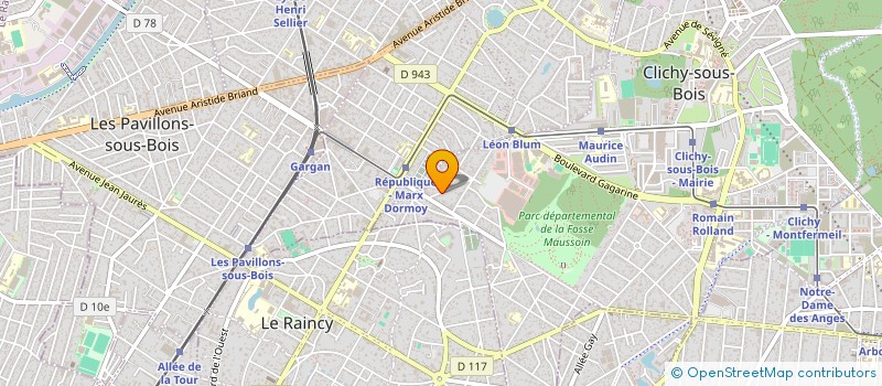 localisation de l'entreprise MARKVALUES à CLICHY-SOUS-BOIS