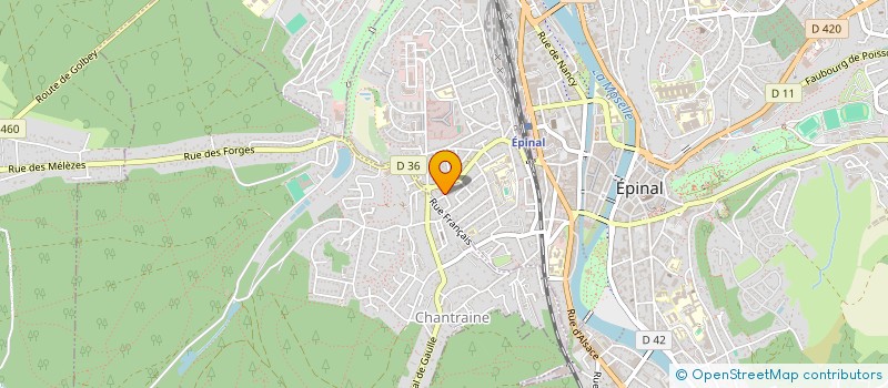 localisation de l'entreprise MARL-IMMO à EPINAL