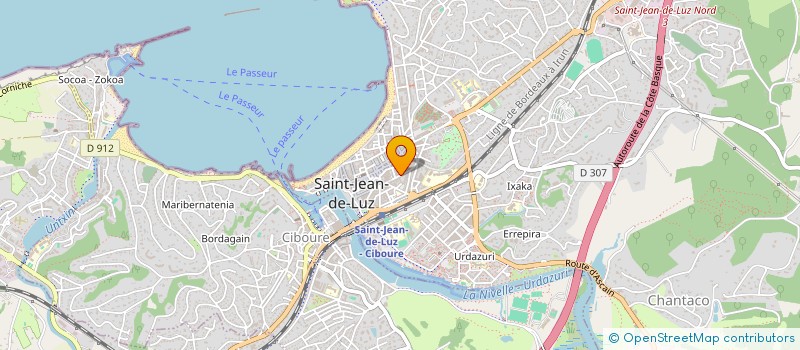 localisation de l'entreprise MARL SCI à SAINT-JEAN-DE-LUZ