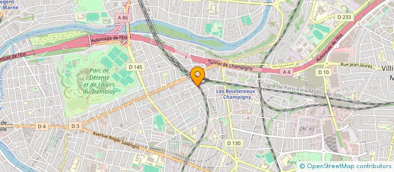 localisation de l'entreprise MARL TAXIS à CHAMPIGNY-SUR-MARNE