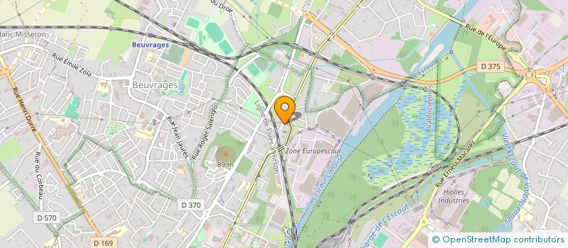 localisation de l'entreprise MARLA  ANZIN