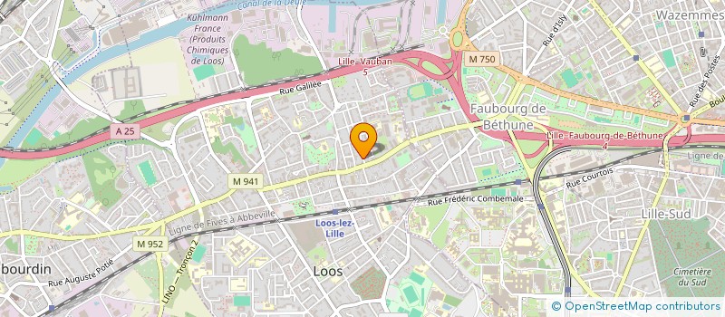 localisation de l'entreprise MARLA  LILLE