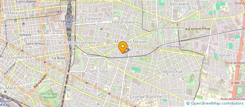 localisation de l'entreprise MARLA  LYON