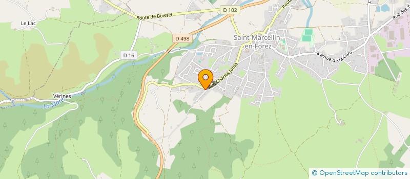 localisation de l'entreprise MARLAC  SAINT-MARCELLIN-EN-FOREZ