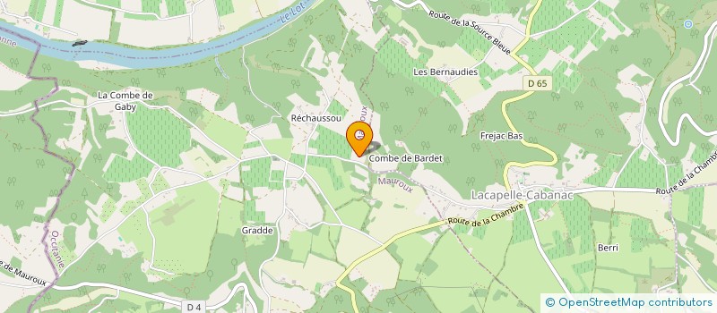 localisation de l'entreprise MARLAM  MAUROUX