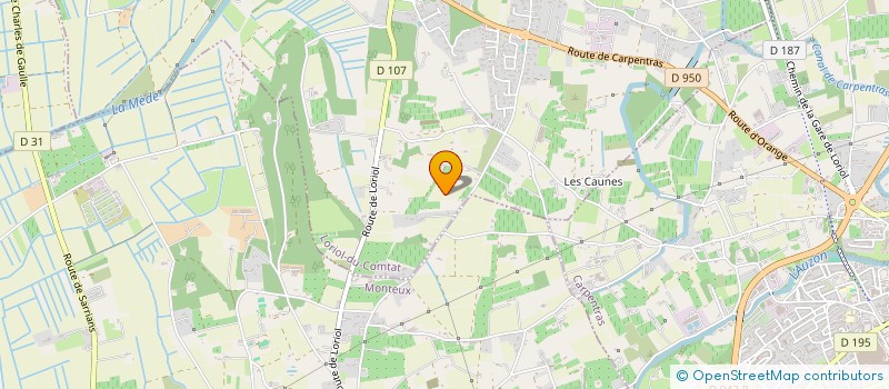 localisation de l'entreprise MARLAN NORD 8  LORIOL-DU-COMTAT