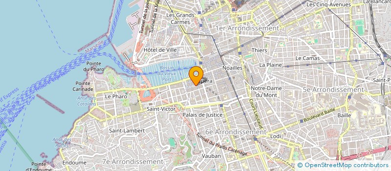 localisation de l'entreprise MARLAU à MARSEILLE 1ER