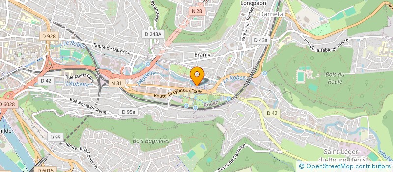 localisation de l'entreprise MARLAU  DARNETAL