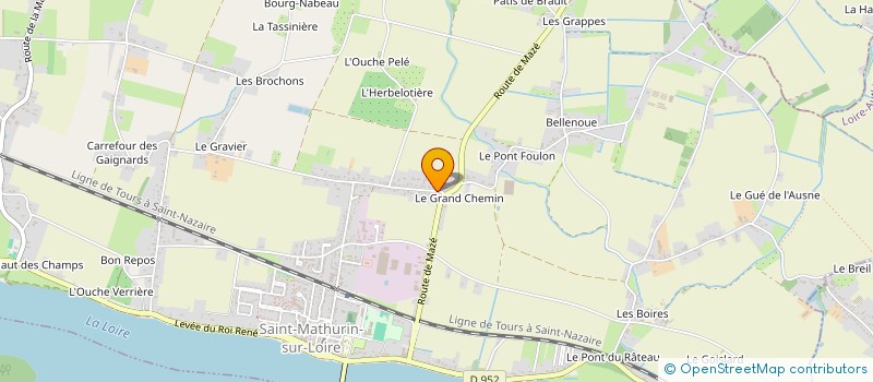 localisation de l'entreprise MARLAU GAILLARD  LOIRE-AUTHION