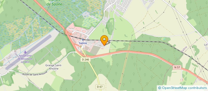 localisation de l'entreprise MARLAUDE  SAONE