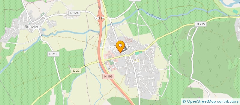 localisation de l'entreprise MARLE  LA CALMETTE