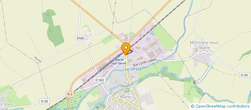 localisation de l'entreprise MARLE MOTOS  MARLE