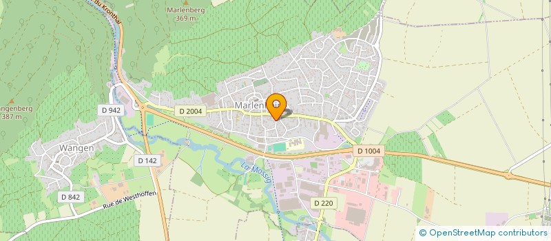 localisation de l'entreprise MARLE TEAM TRAIL   MARLENHEIM