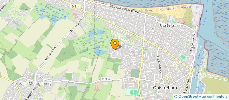 localisation de l'entreprise MARLENE  OUISTREHAM