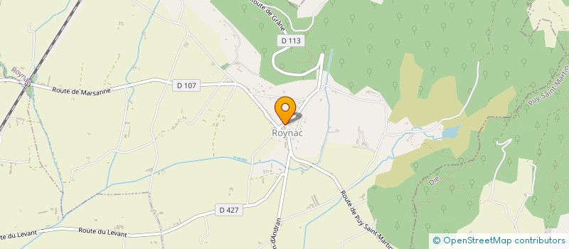 localisation de l'entreprise MARLENE ANGELLOZ COMMUNICATION  ROYNAC