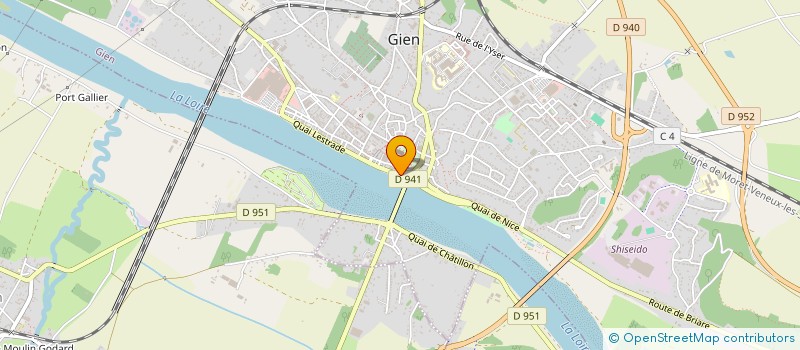 localisation de l'entreprise MARLENE BAPTISTA à GIEN