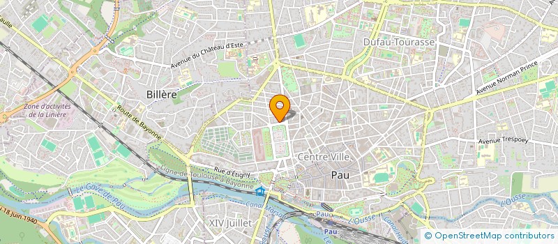 localisation de l'entreprise MARLENE LAMOURE à PAU