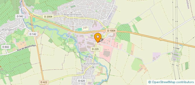 localisation de l'entreprise MARLENSPORT  MARLENHEIM