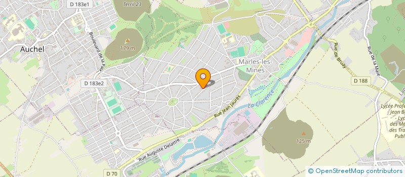 localisation de l'entreprise MARLES CHAUFFAGE  MARLES-LES-MINES