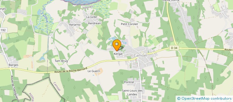 localisation de l'entreprise MARLEX  CAMOEL