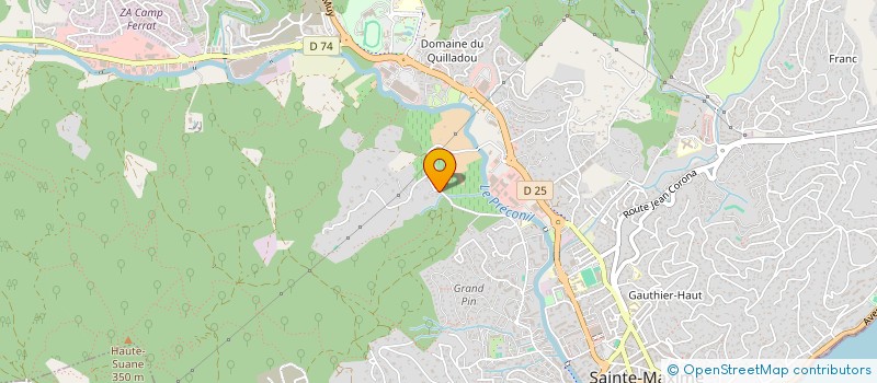 localisation de l'entreprise MARLEX à SAINTE-MAXIME