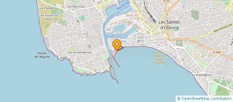 localisation de l'entreprise MARLEY à LES SABLES D'OLONNE