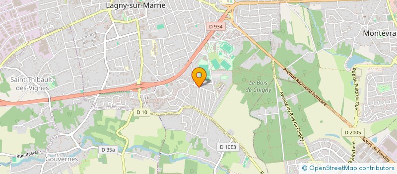 localisation de l'entreprise MARLEYELEC 28 à LAGNY-SUR-MARNE