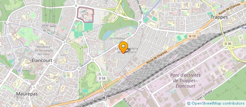 localisation de l'entreprise MARLHUIZ  ELANCOURT