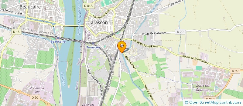 localisation de l'entreprise MARLI  TARASCON