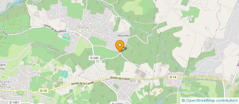 localisation de l'entreprise MARLIA  CENAC