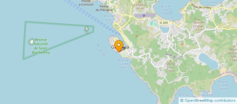 localisation de l'entreprise MARLICE IMMOBILIER à SAINT BARTHELEMY