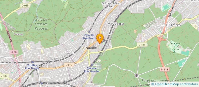 localisation de l'entreprise MARLIE à CHAVILLE