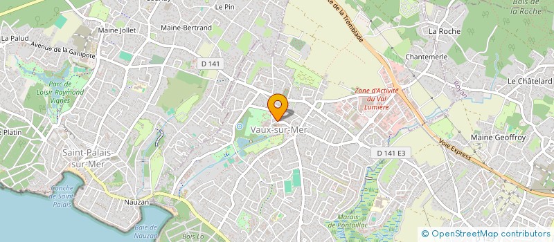 localisation de l'entreprise MARLIE à VAUX-SUR-MER