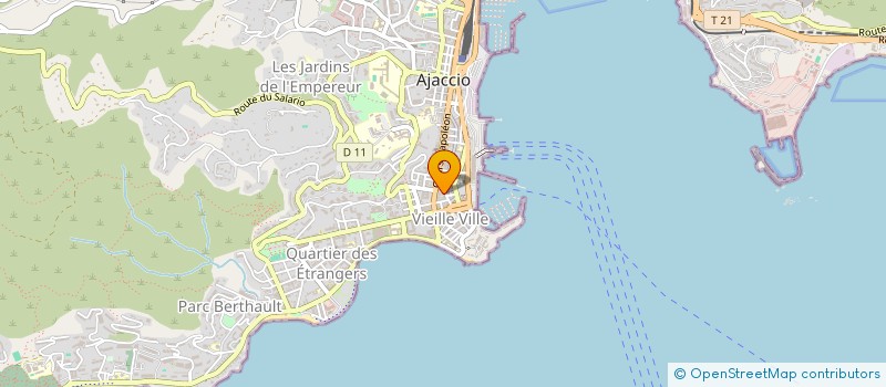 localisation de l'entreprise MARLIE  AJACCIO