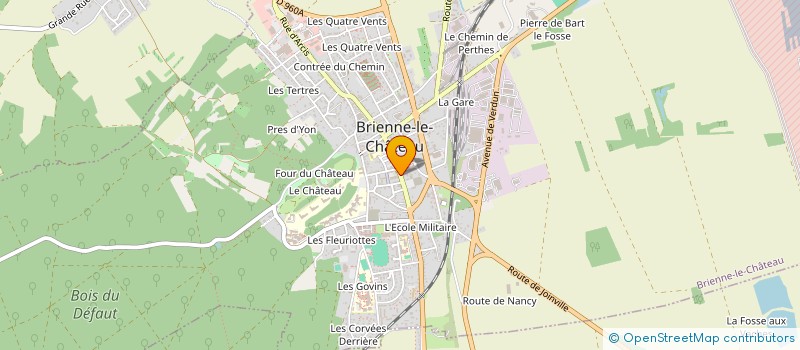 localisation de l'entreprise MARLIEN AUDREY à BRIENNE-LE-CHATEAU