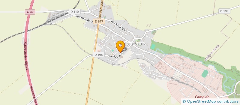 localisation de l'entreprise MARLIER INSTALLATIONS à MAILLY-LE-CAMP