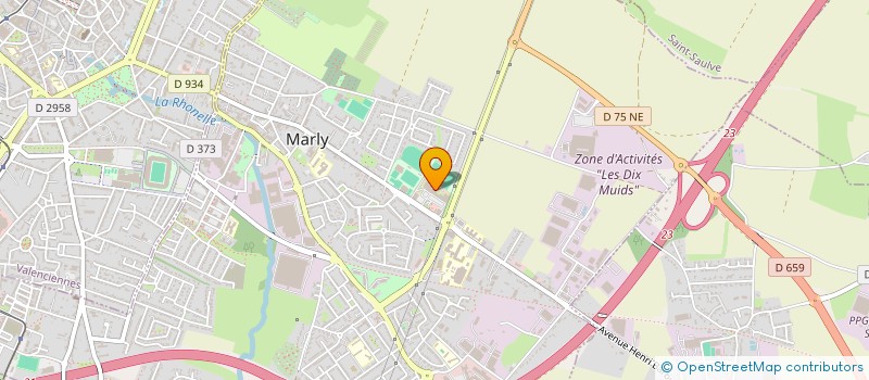 localisation de l'entreprise MARLIERE  MARLY