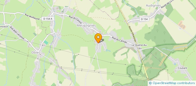 localisation de l'entreprise MARLIERE LIONEL  MECQUIGNIES