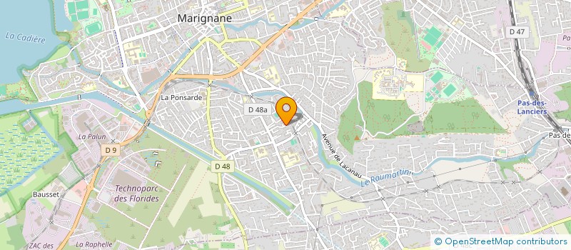 localisation de l'entreprise MARLIN  MARIGNANE