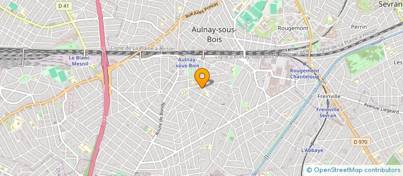 localisation de l'entreprise MARLIN AULNAY à AULNAY-SOUS-BOIS